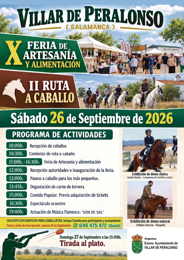 Los caballos toman el relevo en la gran cita comercial y festiva de Villar de Peralonso | Imagen 1