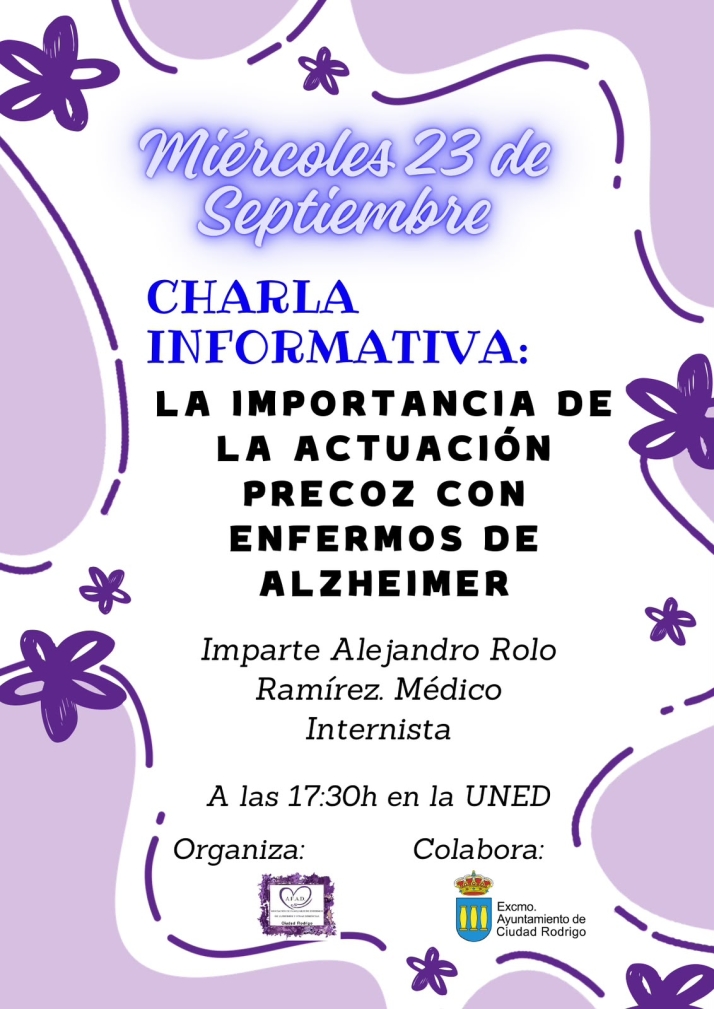 AFAD Ciudad Rodrigo presenta su programa por el Día del Alzheimer | Imagen 1