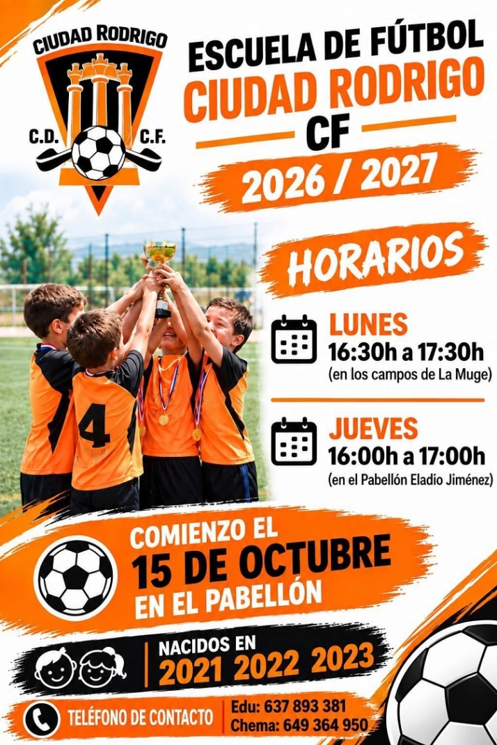 La cantera del Ciudad Rodrigo CF inicia el curso para nacidos entre 2021 y 2023 | Imagen 1