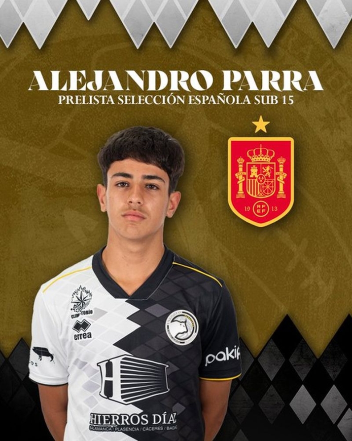 Alejandro Parra, canterano de Unionistas, en la prelista de la Selecci&oacute;n Espa&ntilde;ola Sub-15 | Imagen 1