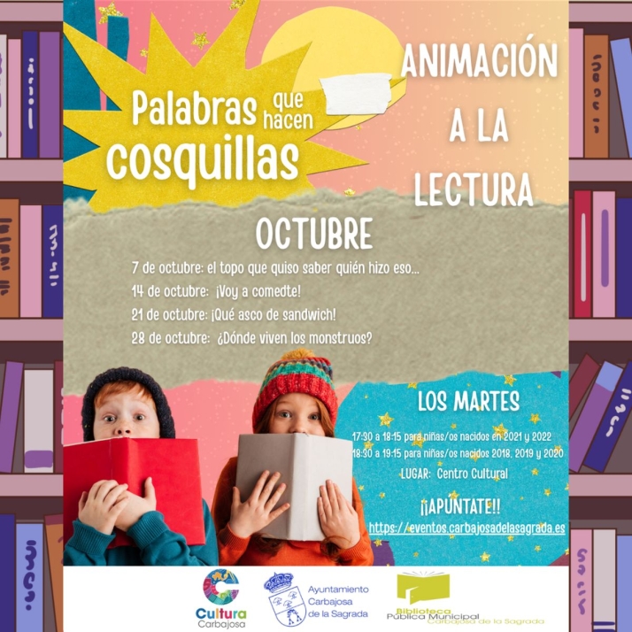 Carbajosa siembra la pasi&oacute;n por los libros desde la infancia con &lsquo;Animaci&oacute;n a la Lectura&rsquo; y &lsquo;Bebecuentos&rsquo; | Imagen 1