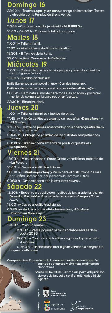 Encierros a caballo y verbenas protagonizan las Fiestas de Verano de Villar de la Yegua | Imagen 1