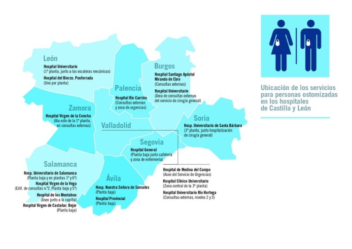 Todos los hospitales públicos de Salamanca cuentan ya con aseos especiales para personas ostomizadas | Imagen 1