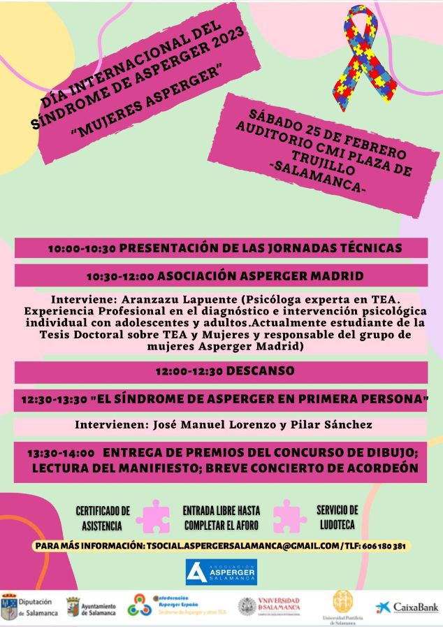 Jornadas t&eacute;cnicas sobre el S&iacute;ndrome de Asperger, este s&aacute;bado en Salamanca | Imagen 1