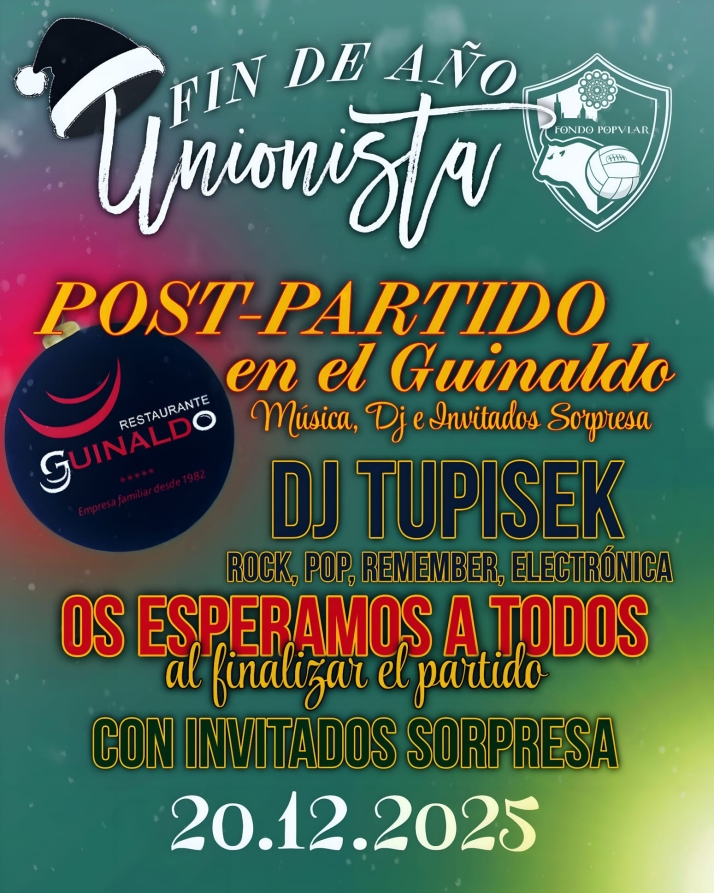 El Reina Sof&iacute;a despedir&aacute; el 2025 con una jornada solidaria y festiva impulsada por la afici&oacute;n de Unionistas | Imagen 5