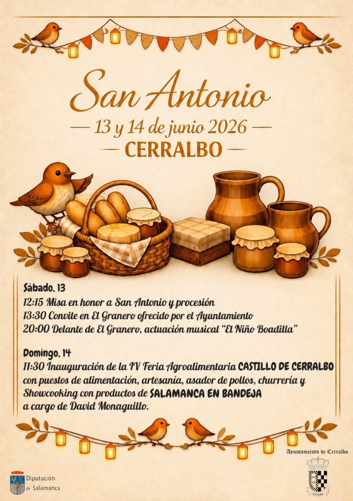 La IV Feria Agroalimentaria Castillo de Cerralbo protagoniza los festejos de San Antonio | Imagen 1