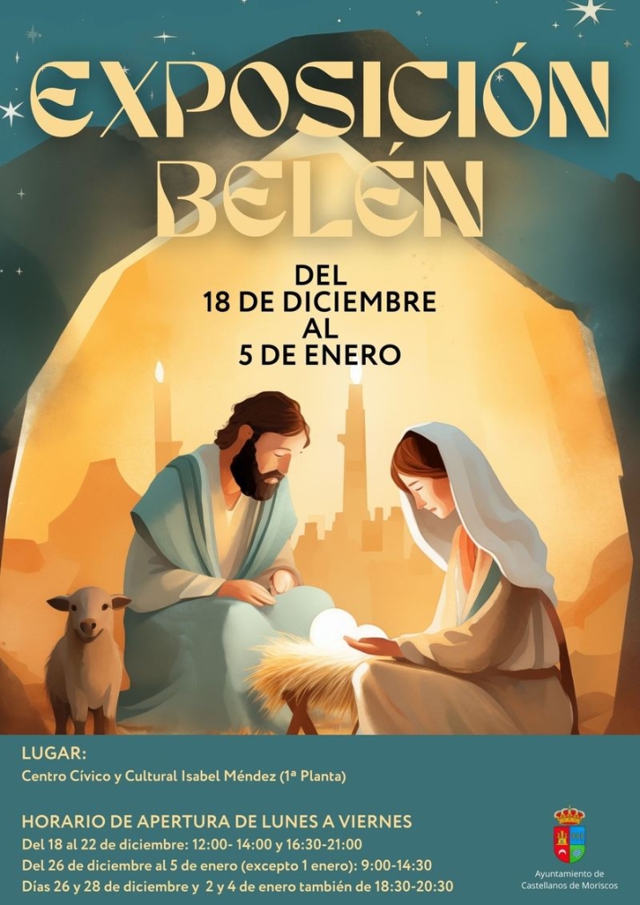 Aumentan las visitas al Bel&eacute;n del Ayuntamiento de Castellanos de Moriscos | Imagen 1
