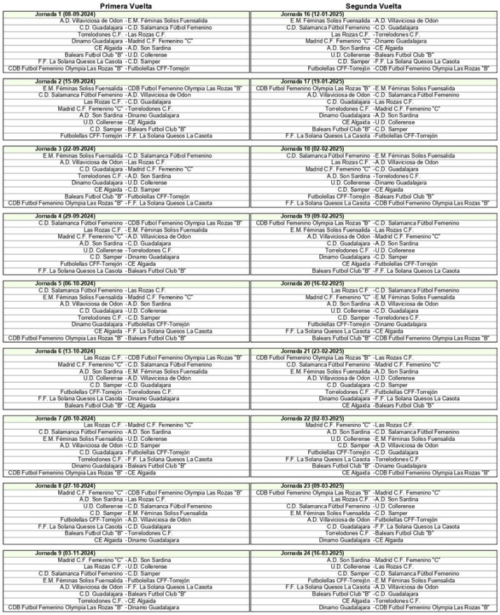 El CD Salamanca FF ya tiene calendario para temporada 2024/25 | Imagen 2