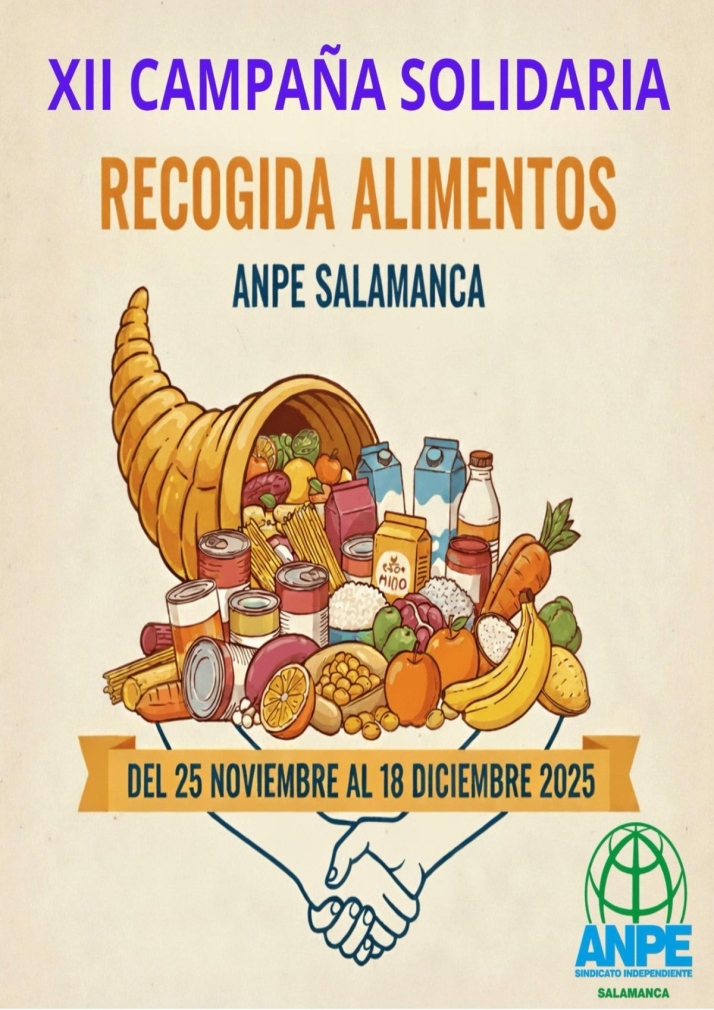 ANPE Salamanca lanza una campa&ntilde;a de recogida de alimentos | Imagen 1