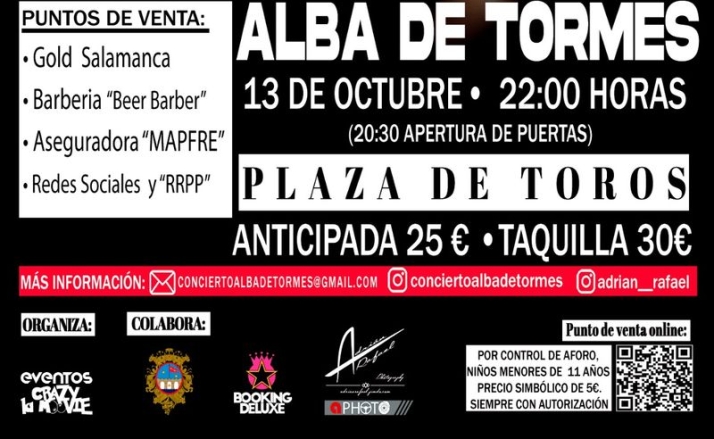 Cano actuar&aacute; en Alba de Tormes el 13 de octubre | Imagen 1