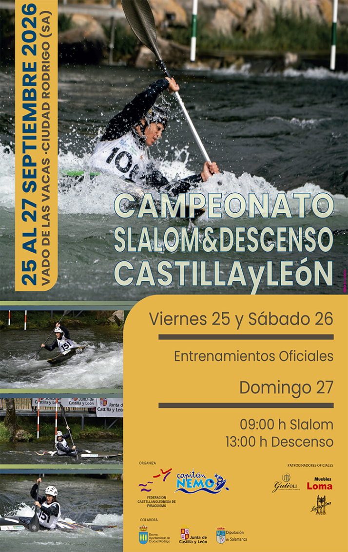 Cita con el piragüismo en el río Águeda: Campeonato de Slalom y Descenso de Castilla y León | Imagen 1