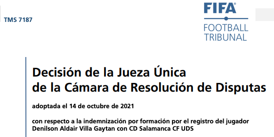 As&iacute; fue el paso de Denilson, el jugador de los 106.723 euros, por el Salamanca: l&iacute;der con el filial y 18 minutos en el primer equipo | Imagen 1