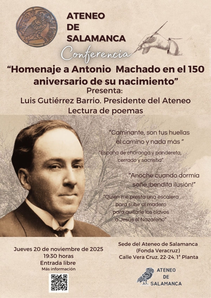 El Ateneo de Salamanca homenajea a Antonio Machado | Imagen 1