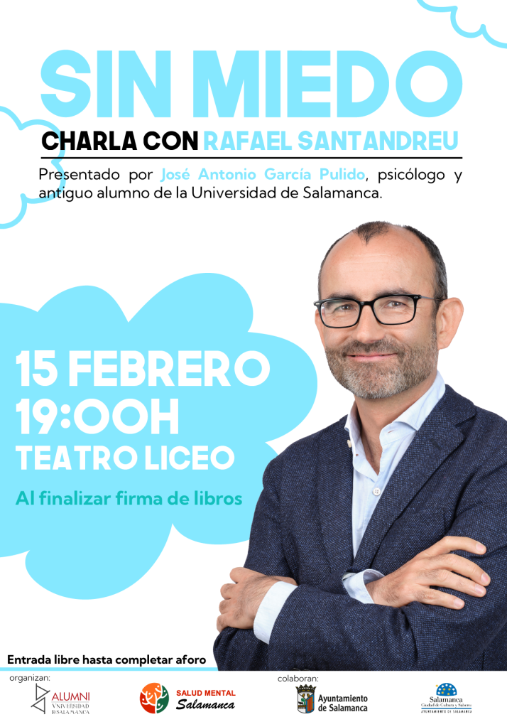 'Sin Miedo’, el nombre de la charla que trae hasta Salamanca a Rafael Santandreu | Imagen 1