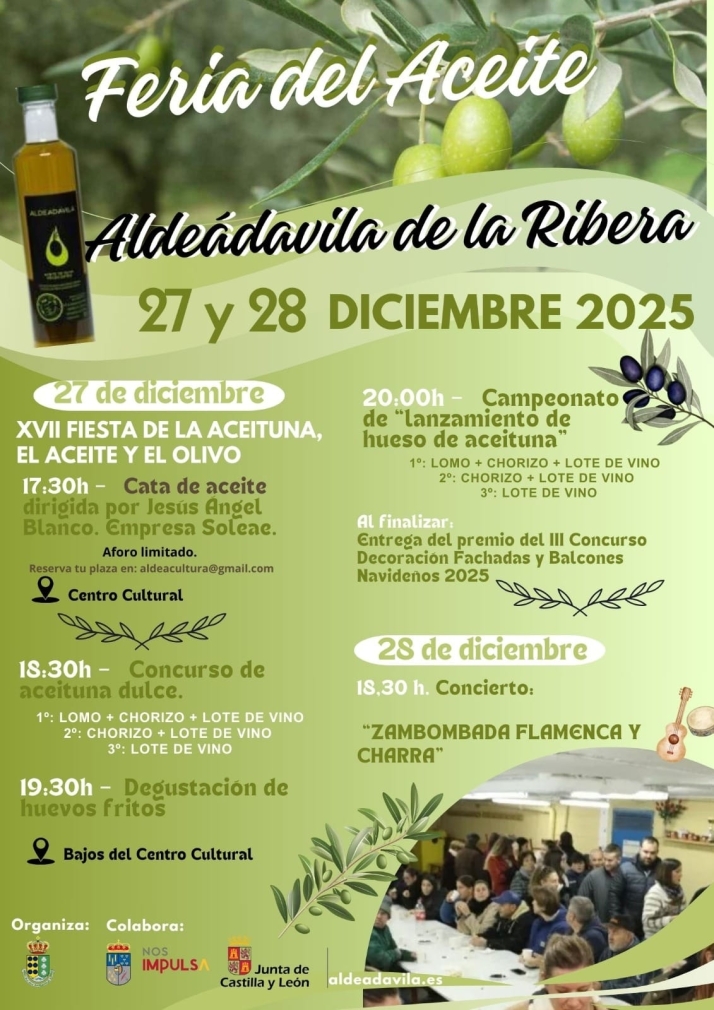 Aldead&aacute;vila de la Ribera se prepara para la Feria del Aceite los d&iacute;as 27 y 28 de diciembre | Imagen 1