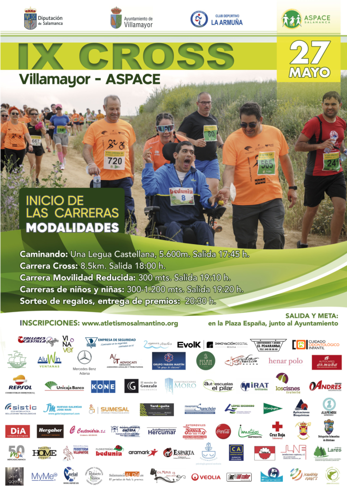 La IX Cross Popular Villamayor-ASPACE se celebra el 27 de mayo | Imagen 1