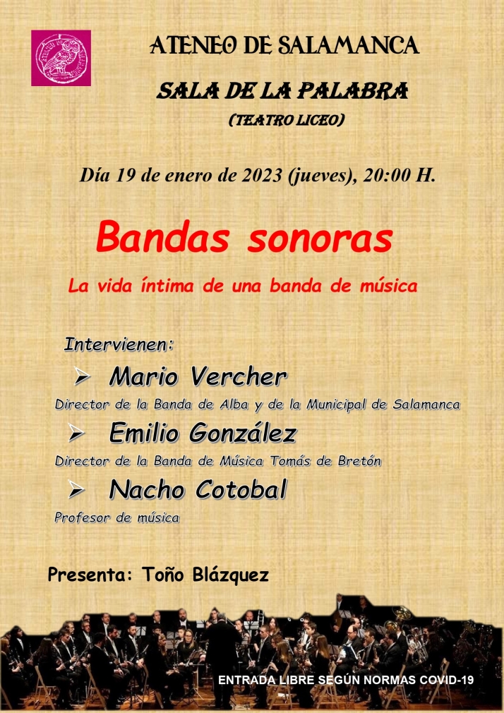 'Bandas sonoras. La vida &iacute;ntima de una banda de m&uacute;sica', este jueves en el teatro Liceo | Imagen 1