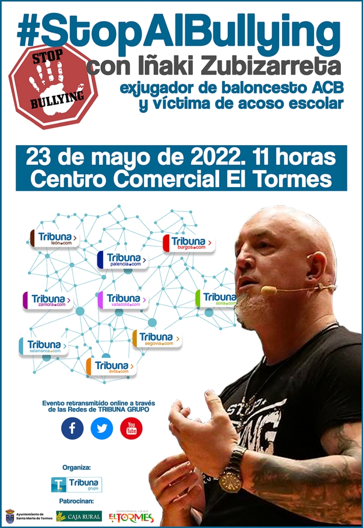 I&ntilde;aki Zubizarreta, exjugador de baloncesto ACB y v&iacute;ctima de acoso escolar, estar&aacute; en Salamanca diciendo #StopAlBullying | Imagen 1