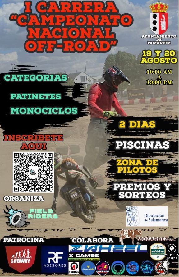 La primera Copa Nacional Off Road de patinetes y monociclos el&eacute;ctricos se disputa en Moz&aacute;rbez | Imagen 1