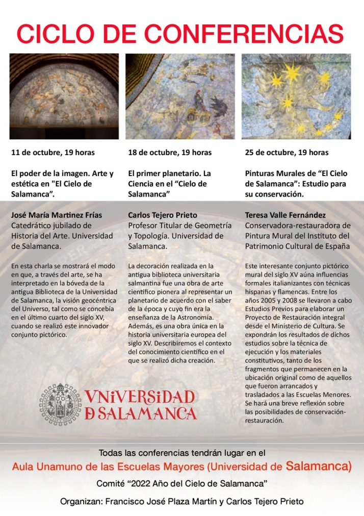 Ciclo de conferencias sobre 'El Cielo de Salamanca' en la USAL | Imagen 1