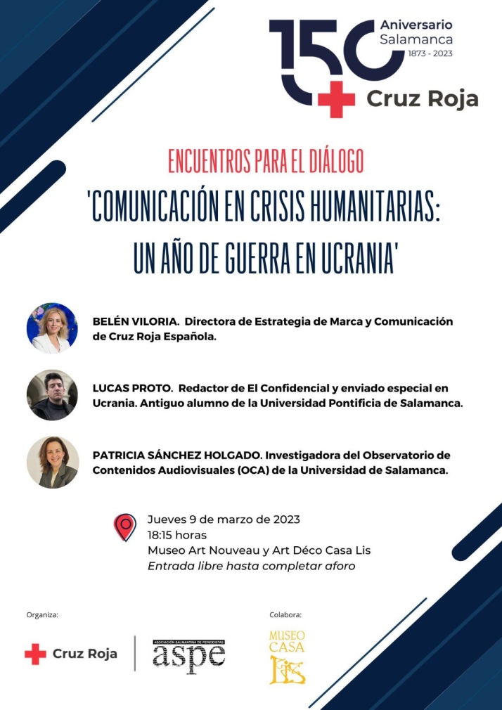 La Casa Lis acoger&aacute; un coloquio sobre la informaci&oacute;n en las crisis humanitarias | Imagen 1