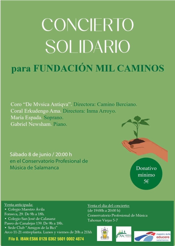 Concierto ben&eacute;fico a favor de la Fundaci&oacute;n Mil Caminos | Imagen 1