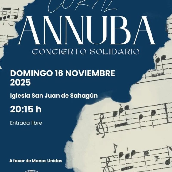 La Coral Annuba ofrece un concierto solidario en la iglesia de San Juan de Sahag&uacute;n | Imagen 1