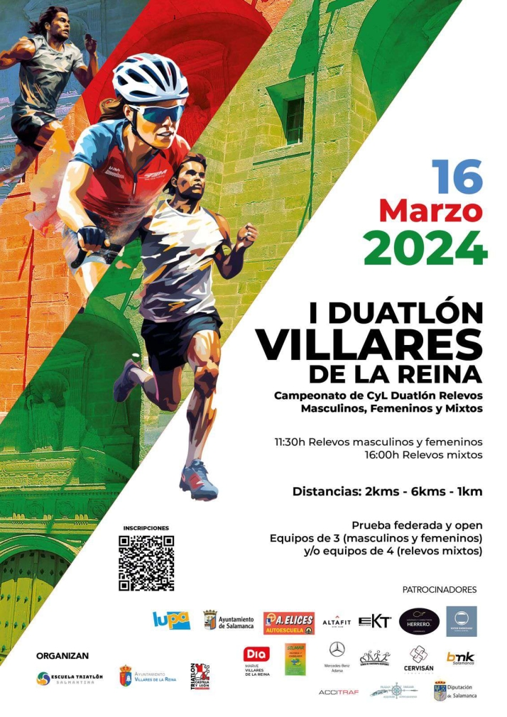 M&aacute;s de 200 inscritos en el primer Duatl&oacute;n de Villares de la Reina  | Imagen 1