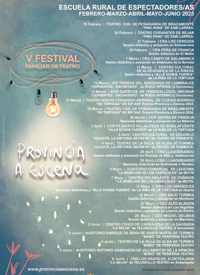 El teatro llega a toda la provincia de Salamanca con este programa pionero | Imagen 1