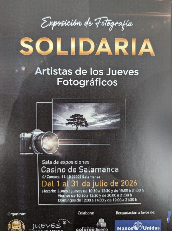 FOTOS | Fotograf&iacute;as &uacute;nicas y solidarias en el Casino de Salamanca | Imagen 1