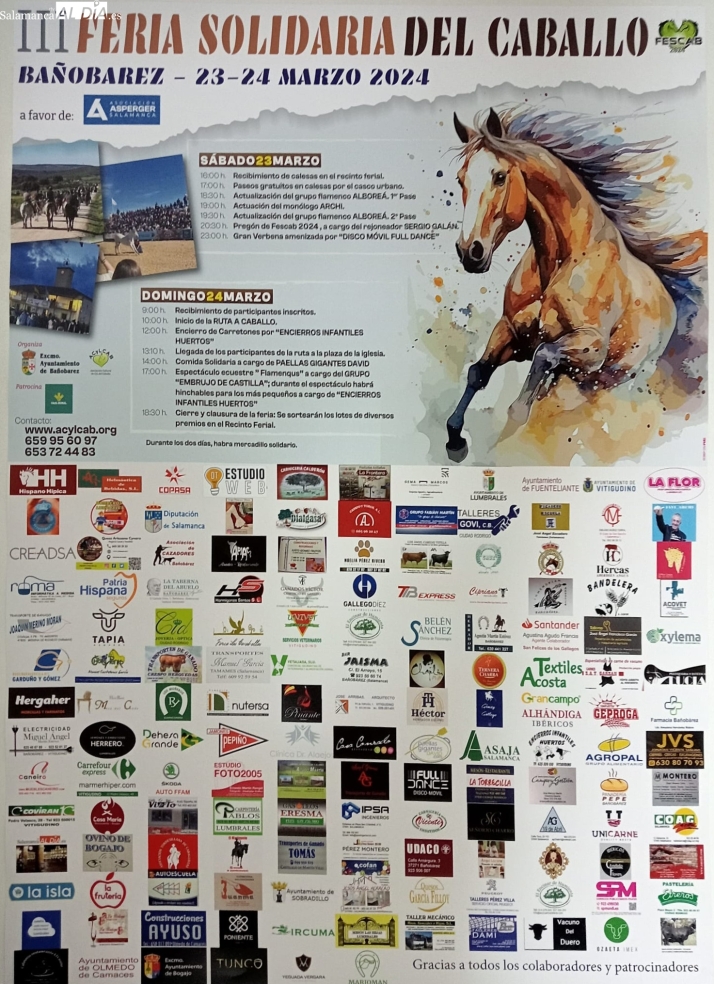 Gran ambiente en la III Feria Solidaria del Caballo en Ba&ntilde;ob&aacute;rez | Imagen 1