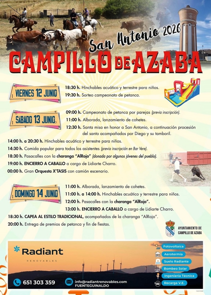 Encierros a caballo y m&uacute;sica para celebrar San Antonio en Campillo de Azaba | Imagen 1