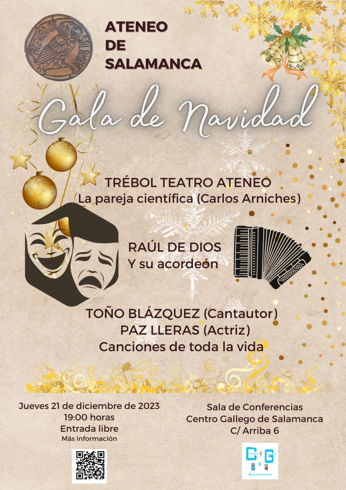 El Ateneo de Salamanca despedir&aacute; el a&ntilde;o con una atractiva Gala de Navidad | Imagen 2