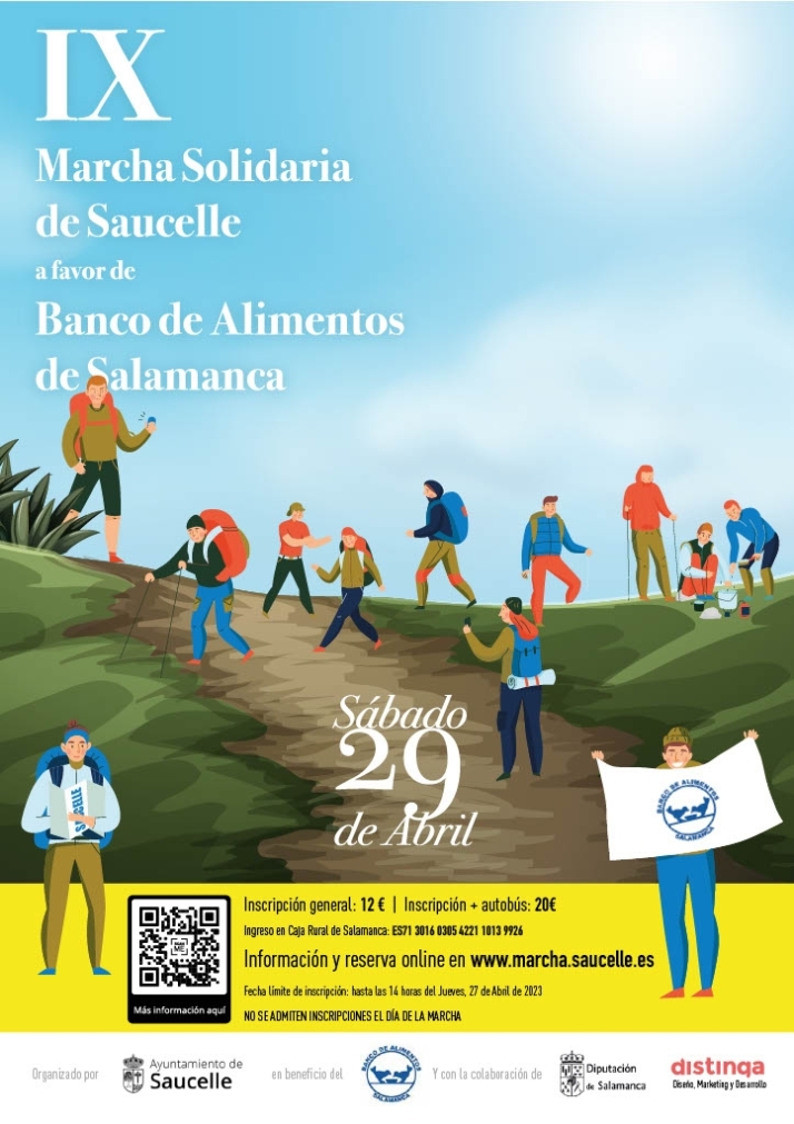 Saucelle celebrar&aacute; su marcha senderista solidaria el 29 de abril | Imagen 1