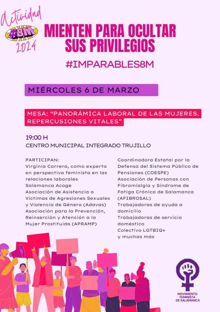 'Panor&aacute;mica laboral de la mujeres', a an&aacute;lisis este mi&eacute;rcoles en Salamanca | Imagen 1