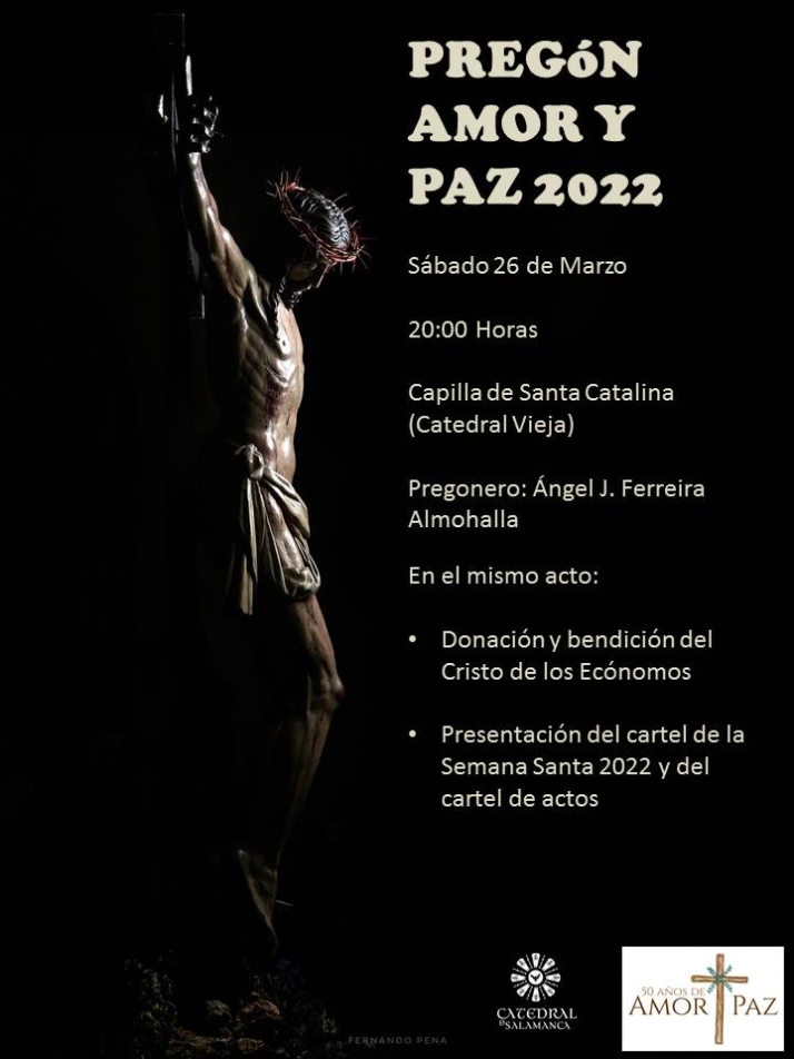 Todo a punto para el Preg&oacute;n del Cincuentenario de la Hermandad del Cristo del Amor y de la Paz | Imagen 1