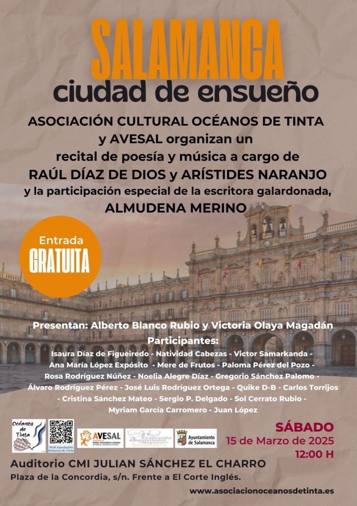 Recital de poes&iacute;a y m&uacute;sica este s&aacute;bado en el Centro Juli&aacute;n S&aacute;nchez 'El Charro' de Salamanca | Imagen 1