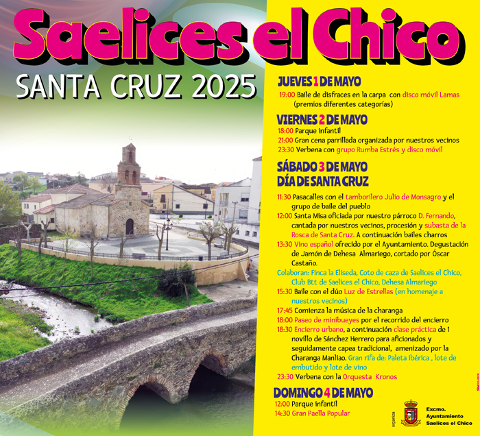 Fiestas de la Santa Cruz 2025 Saelices El Chico | Imagen 1