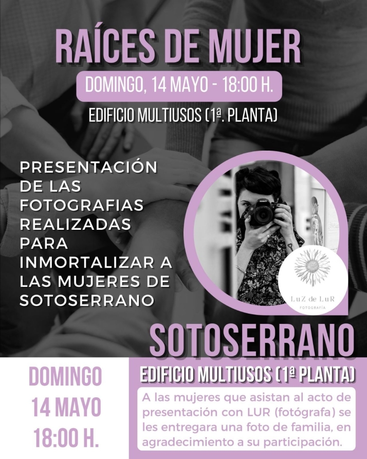 'Ra&iacute;ces de mujer' inmortaliza a m&aacute;s de 120 mujeres de Sotoserrano | Imagen 1