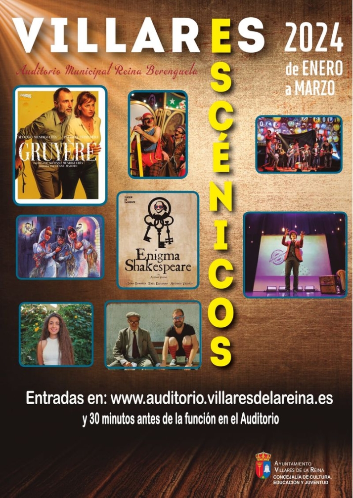 El programa de Villaresc&eacute;nicos vuelve a Villares de la Reina con ocho actuaciones para el primer trimestre | Imagen 1