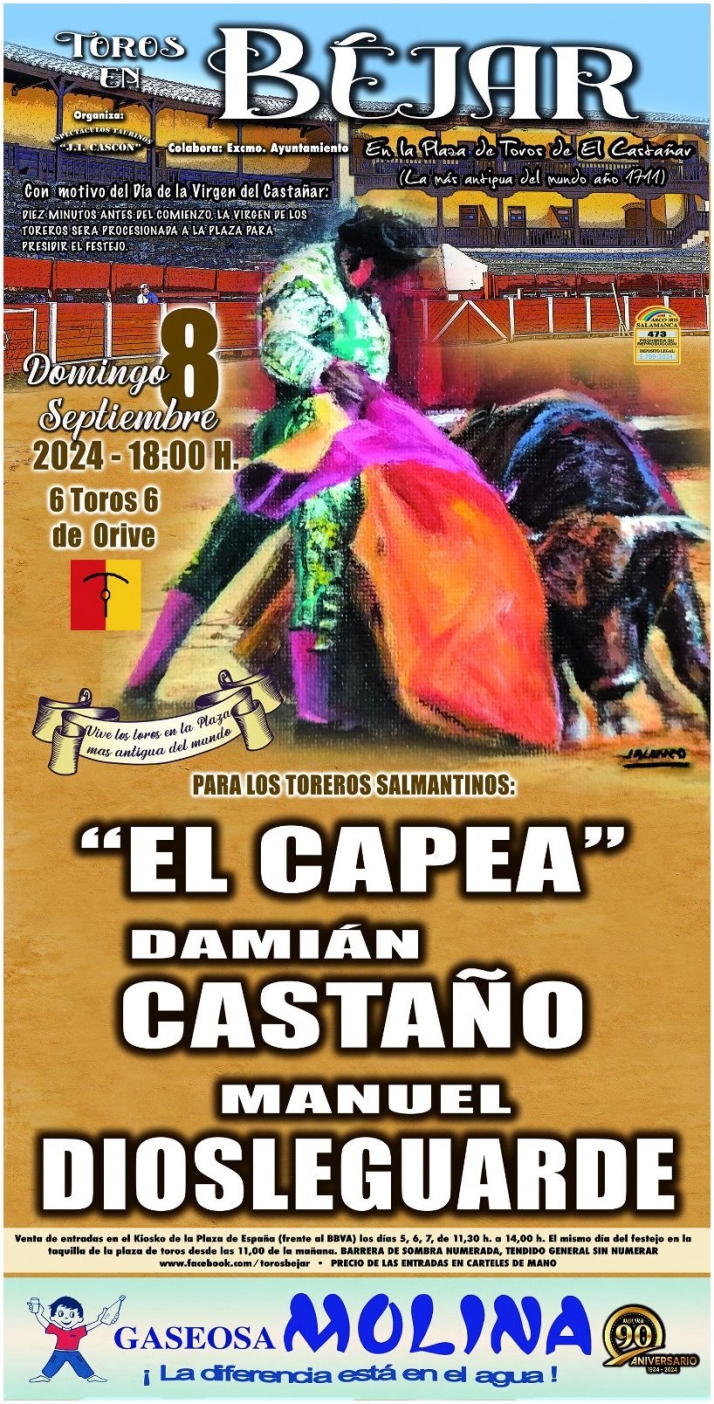 'El Capea', Damián Castaño y Manuel Diosleguarde, el cartel taurino de las fiestas de Béjar | Imagen 1