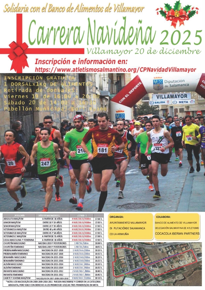 Villamayor presenta su Carrera Navide&ntilde;a 2025: una cita con el deporte y la solidaridad para el 20 de diciembre | Imagen 1
