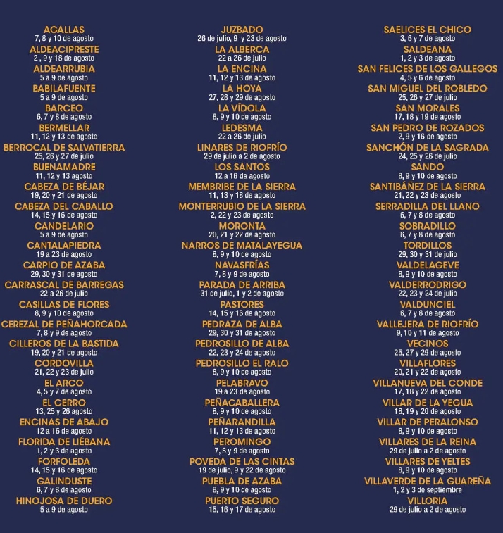 Noches de Cultura 2025 llevar&aacute; este verano 267 actividades a 75 municipios de Salamanca | Imagen 1