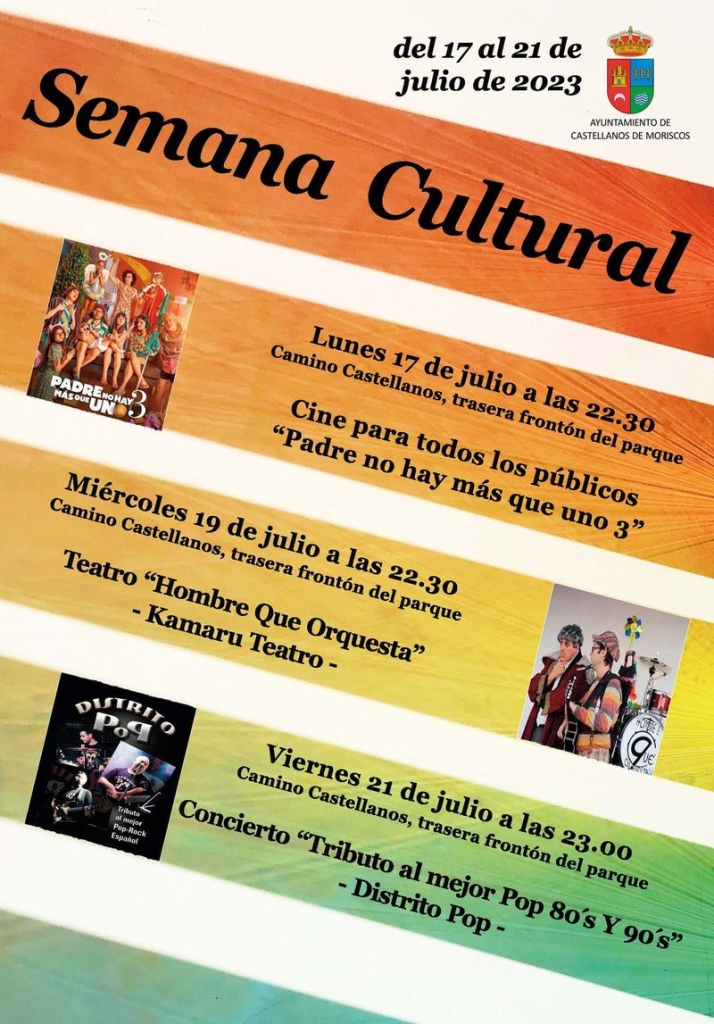 Atractivas propuestas de cine, teatro y m&uacute;sica en Castellanos de Moriscos | Imagen 1