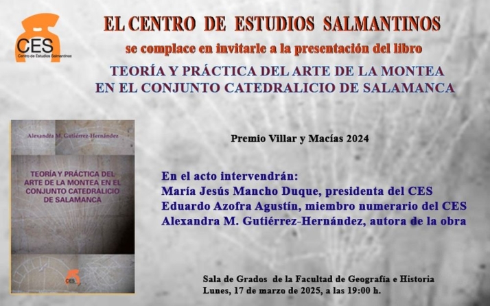Alexandra M. Guti&eacute;rrez-Hern&aacute;ndez, Premio Villar y Mac&iacute;as 2024 del Centro de Estudios Salmantinos | Imagen 1