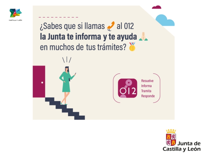 Cómo realizar gestiones con la Junta de Castilla y León sin salir de casa, a través del 012 | Imagen 1