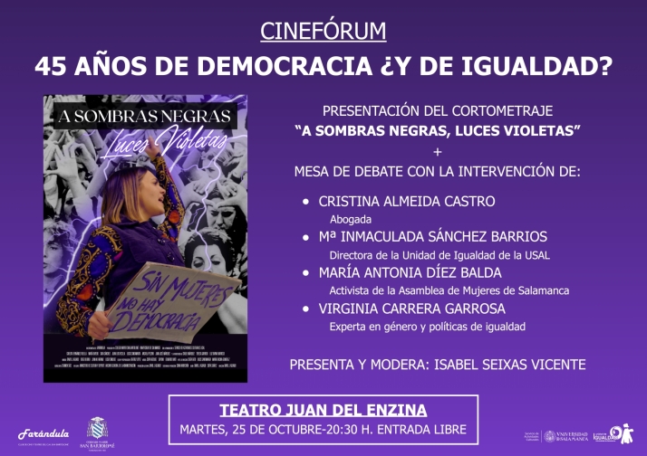 Far&aacute;ndula presenta este martes 'A sombras negras, luces violetas'  | Imagen 1