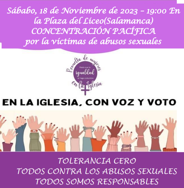 La Revuelta de las Mujeres de la Iglesia se concentrar&aacute; contra la explotaci&oacute;n y los abusos sexuales  | Imagen 1