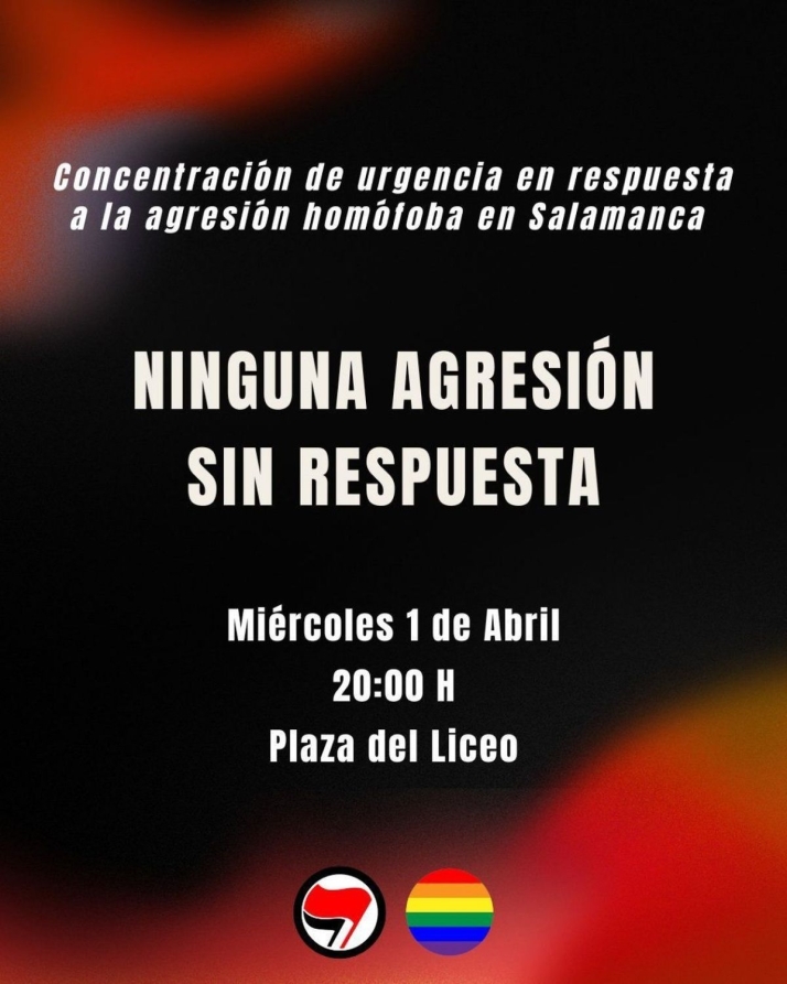 Alerta por el auge del odio tras la agresi&oacute;n hom&oacute;foba a un joven en Salamanca | Imagen 1