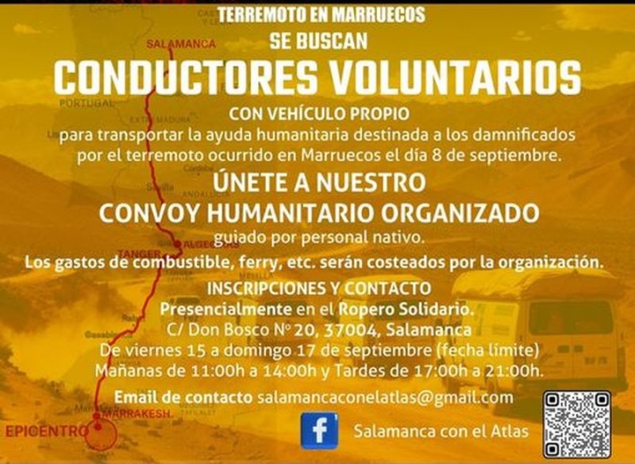 Tres asociaciones organizan el primer convoy de ayuda humanitaria de Salamanca a Marruecos | Imagen 2